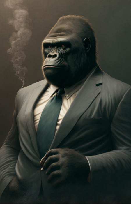 GORILLA SENIOR - THE BUSINESS MAN