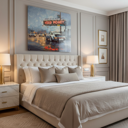 NEED MONEY su plexy in camera luxury