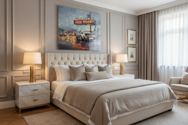 NEED MONEY su plexy in camera luxury