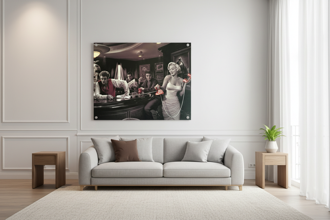 Quadro in soggiorno moderno