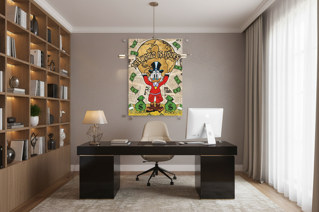 Quadro Paperone World - home office